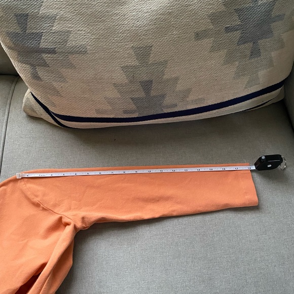 John Elliott stretch suede cotton scoop neck crop top solar M NWT. - Picture 13 of 15